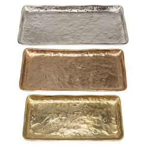 Bandeja de aluminio Rectangular de alta calidad Decoración de mesa Bandeja de cocina en calidad de exportación de la India - Product Image 2