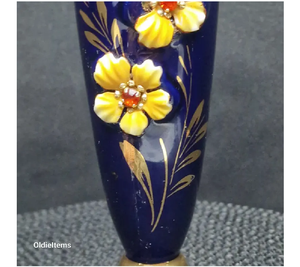 แจกันเหล็กตั้งพื้นสีฟ้าโคบอลต์แนววินเทจ AR-789โมเดลสากล - Product Image 2