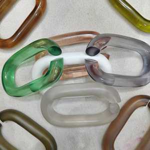 Colorful <b>Large</b> Transparent Epoxy Resin Chain Links <b>Art</b> Wall Hanging for Personalized Projects All Colour Available - Product Image 4