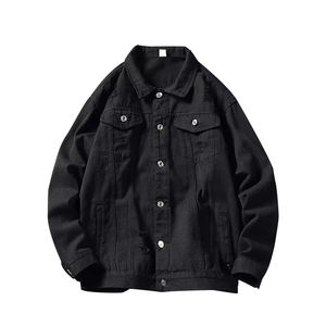 Veste décontractée pour homme, coupe slim, manches longues, boutonnière, col rabattu, denim, coton, écologique, respirante, nouvelles tendances pour - Product Image 6