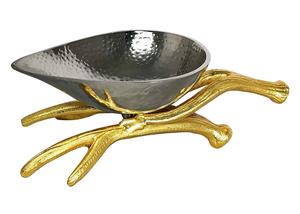 Cuenco decorativo de aluminio martillado en forma de gota, Decoración de mesa, calidad fiable, utensilios de cocina prácticos y esenciales - Product Image 2