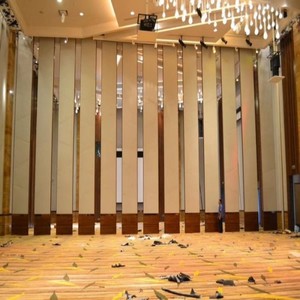 Paredes Divisorias Acústicas Operables para Salón de Banquetes de Hotel, Divisor de Habitaciones Plegable Deslizante Insonorizado - Product Image 6