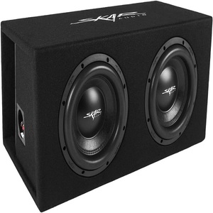 Nuevo Subwoofer de Alta Calidad Skar Audio Dual de 8 Pulgadas y 1400 W, Serie SDR, Caja Ventilada |   SDR-2X8D4 - Product Image 1