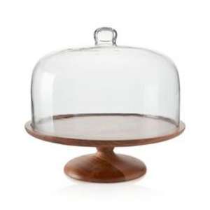 Elegant wooden cake stand for rustic home <b>bakery</b> and catering event with premium quality durable wooden pedestal base - Product Image 3