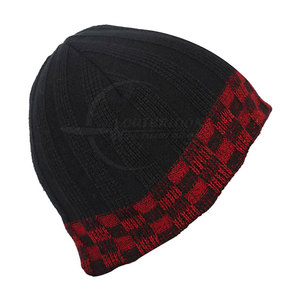 Gorro de invierno con logotipo personalizado, gorro de punto cálido acrílico 100% teñido liso, gorro de invierno con logotipo personalizable - Product Image 4