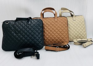 100 % Genuine Cow Leather <b>Laptop</b> Messenger <b>Bag</b> With Adjustable and Detachable Strap Office Executive Briefcase for Ladies - Product Image 6