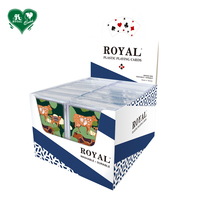 Cartes à Jouer en Plastique Vert Thème Bœuf du Zodiaque Chinois, Finition Mate sur les Deux Faces, 58x88mm, 54 Cartes, Emballage Rétractable TW