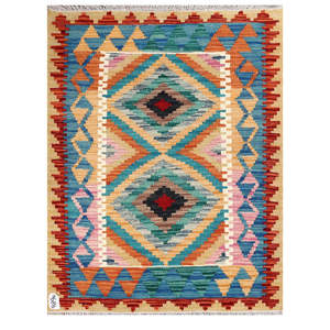 พรมกิลิม ไมมาณา อัฟกานิสถาน ขนาด 117 x 89 ซม. สำหรับแขวนผนัง - Product Image 1
