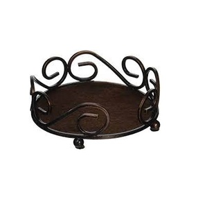 Metal Stone coaster <b>Stand</b> /Golden <b>Drink</b> Coasters Set for Tea Coffee Cup Placemat with <b>Stand</b> for Kitchenware and Sale - Product Image 1