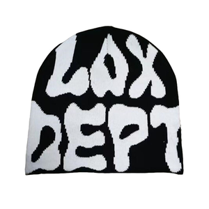 Gorros de calavera personalizados de peso pesado de alta calidad, gorros de punto de invierno con logotipo personalizado para negocios de playa y viajes - Product Image 3