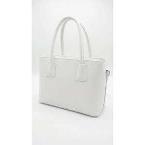 Borsa a Spalla Strutturata da Donna in Vera Pelle Dollaro, Fatta a Mano in Italia, Art. 26063 - Product Image 3