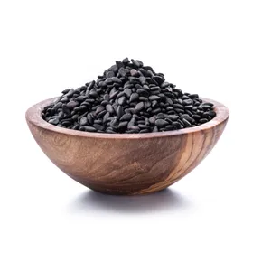 Semillas de sésamo negro crudo de alta nutrición, valor de ácido prémium, mezcla baja de semillas de sésamo negro