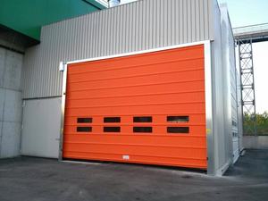 Porte roulante pliante en PVC à déplacement rapide Porte de qualité à grande vitesse de différentes tailles, idéale pour l'intérieur extérieur - Product Image 4