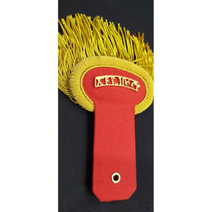 Epaulettes con Flecos Dorados Personalizados ODM/OEM, Material de Poliéster y Lana para Equipos de Defensa Personal, Uniformes con Flecos Dorados - Product Image 4