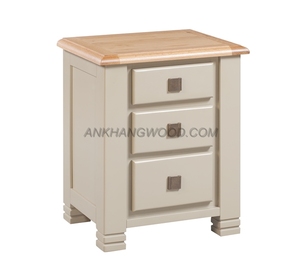 Juego de dormitorio de lujo Legacy con mesita de noche de 3 cajones, embalaje personalizado, MOQ bajo, directo de fábrica de Vietnam para apartamento - Product Image 3