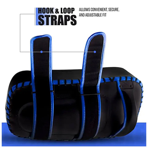 Vente en gros personnalisé OEM Muay Thai Kick Pads Protecteur de boxe Rembourrage lourd Thai Pads Arts martiaux Taekwondo Training - Product Image 4