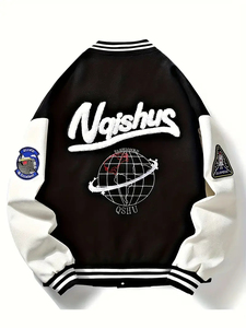 Nueva mejor calidad hecha a medida para adultos y jóvenes de béisbol Letterman Versity chaqueta Color Fleece Versity chaqueta para hombres - Product Image 5