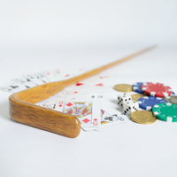 Bâton de dés en rotin fait main de qualité professionnelle 30 pouces, écologique, durable, personnalisable, Dekor Asia RDS-01, pour table de casino
