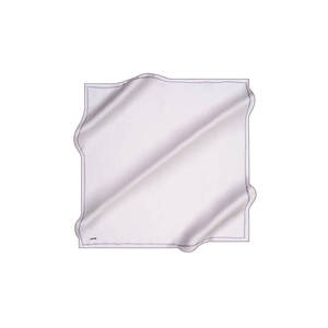 Pañuelo Cuadrado Liso de Crepé de Seda Lila Claro - Product Image 1