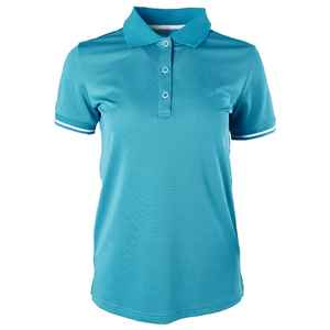 Polo d'équitation pour femmes, haut équestre en tissu extensible évacuant l'humidité pour les entraînements et les compétitions d'été en plein air - Product Image 3