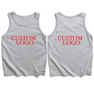 เสื้อกล้ามผู้ชายผ้าฝ้าย100% น้ำหนักเบาพิมพ์ลายใหม่กำหนดเองได้ผ้านุ่มทนทาน - Product Image 6