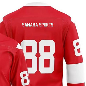 Equipo deportivo de alta calidad, logotipo personalizado, camisetas de hockey impresas por sublimación, camiseta de hockey sobre hielo para jóvenes - Product Image 5