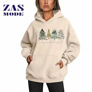 เสื้อฮู้ดไหมพรมฟลีซทรงโอเวอร์ไซส์สำหรับผู้หญิง รุ่นใหม่ล่าสุด สไตล์สตรีทแวร์ สีชมพู ผลิตจากผ้าฝ้าย 100% ผลิตในบังกลาเทศ - Product Image 1