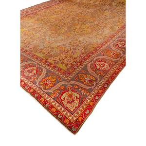 Tapis en laine noués à la main Aalam, motifs floraux et abstraits rouges et oranges, rectangulaires 9x12 pour salon et chambre à coucher - Pae-5531 - Product Image 2