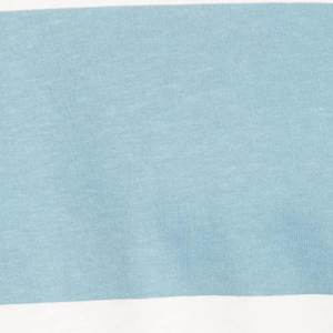 Custom Cotton T-Shirt Mens Streetwear White Blue <b>Panel</b> Design Casual Crewneck Playeras Camisas Apparel Design Wholesale OEM - Product Image 5