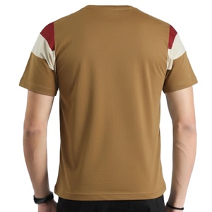 ออกแบบแผงเสื้อผ้าตามสั่ง วัสดุผ้าฝ้าย 100% 180 กรัมต่อตารางเมตร แขนสั้น คอกลม ผู้ผลิตเสื้อผ้า OEM ทรงปกติ เสื้อยืดเรียบ - Product Image 6