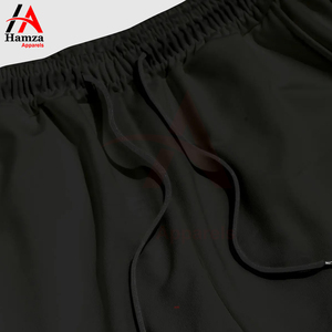 Pantalon de survêtement de survêtement japonais imprimé rose-Noir Oem Couleur Pantalon décontracté pour homme Coupe régulière Pantalon légèrement extensible avec cordon de serrage - Product Image 4