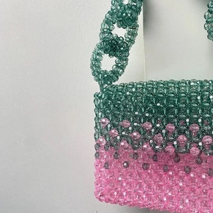 Luxury Evening Party Purse for Ladies Elegant Geometry Pattern Open Closure Straps Chains <b>Crystals</b> Tassels Diamond for Daily Use - Product Image 3