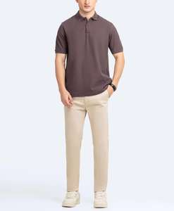 Venta al por mayor de los hombres de gama alta impresa para la camisa de polo 100% poliéster transpirable verano deportes camiseta de negocios Casual - Product Image 5