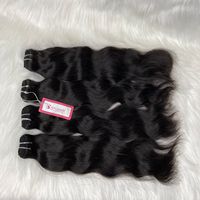 MEILLEURE QUALITÉ Expédition Rapide Cheveux Vietnamiens Bruts Vierge Alignés Cuticules Cheveux Humains Vierge Ondulés Naturels Type Vison en Paquets