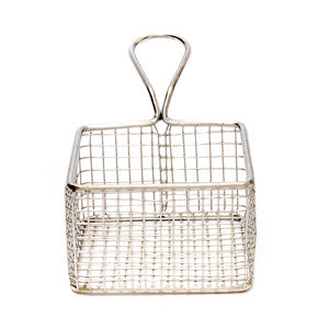 Panier à poisson en acier inoxydable de qualité professionnelle métal de qualité supérieure finition brillante résistance supérieure stockage carré pour coloré - Product Image 2