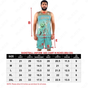 Short de basket-ball d'été personnalisé OEM de haute qualité Bsci Maillot de basket-ball unisexe adulte Bsci Uniforme de basket-ball d'été - Product Image 6