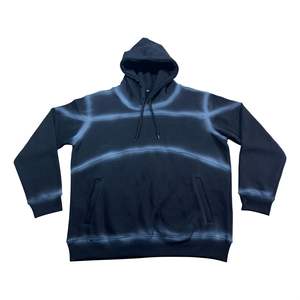 Custom Winter Streetwear Men's Hoodie Oversized Heavyweight <b>Spray</b> Paint Airbrush Print Pullover Hooded Acid Wash Embroidered - Product Image 1