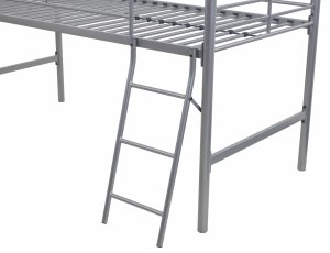 LILY Lit superposé moderne simple et double à mi-couchage avec cadre en acier de rangement pour la maison, l'école ou l'hôtel - Product Image 4