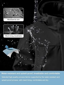 High Quality Custom Waterproof Breathable Windbreaker <b>Bomber</b> <b>Jacket</b> <b>Men</b> Windproof Hip Hop Streetwear Canvas Hood - Product Image 3