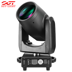 Mini projecteur de scène DJ 380 Beam avec prisme, effet givré, couleurs arc-en-ciel, Gobo, tête mobile pour concerts, événements, mariages - <span class=keywords><strong>Pro</strong></span> Max - Product Image 2