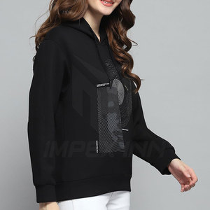 .Women hoodie with fleece interior full zip closure and casual design made for cooler temperatures and relaxed daily outfits - Product Image 4