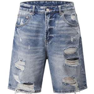 Shorts de Mezclilla para Hombre 2025, Shorts de Mezclilla Holgados de Buena Calidad con Bolsillos Cargo, Precio Bajo, Hechos en Fábrica, Casuales - Product Image 1