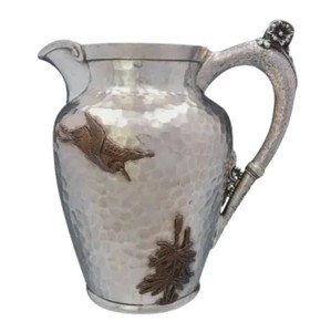 Jarra de cobre de metal: diseño antiguo, elegante contenedor de bebidas para el hogar, la cocina y las fiestas - Product Image 5