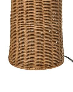 Lámpara de pie de mimbre y ratán tejida a mano, diseño alto y delgado, iluminación artesanal para uso en hoteles y resorts, venta al por mayor. - Product Image 3