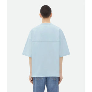OEM Plain Custom <b>Cropped</b> <b>T</b>-<b>Shirt</b> Boxy <b>Fit</b> 100% Cotton Blank Oversized Multi Color Heavyweight Drop Shoulder <b>T</b> <b>Shirt</b> Manufacturer - Product Image 4