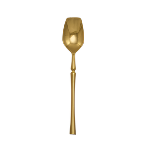 Cuchara de oro de metal 304 de acero inoxidable de lujo de la mejor venta para bodas Hotel de Navidad en alta calidad - Product Image 5