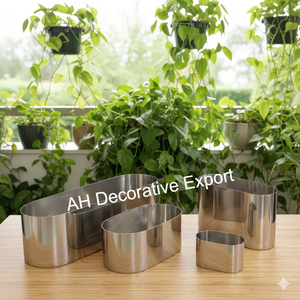 Juego de Floreros Modernos de Acero Inoxidable Pulido con Color Personalizado, Floreros Cilíndricos Minimalistas Portátiles para Decoración del Hogar y Hoteles - Product Image 2