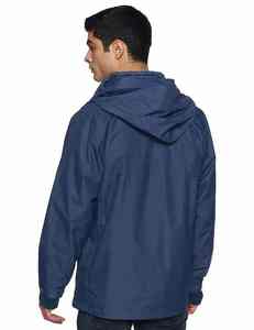 แจ็กเก็ตขนเป็ดบอมเบอร์ผู้ชายน้ำหนักเบากันน้ำกันลมไนล่อนทรงหลวมมีกระเป๋าด้านใน - Product Image 3