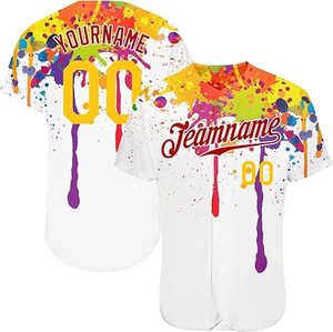 Camiseta de béisbol sublimada 2025 para hombres, número de nombre personalizado, uniforme de ropa de equipo de secado rápido OEM, camisa de calidad de exportación - Product Image 2