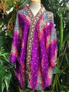 Peacock Kimono <b>Cardigan</b> Boho Tribal <b>Oversized</b> Jacket for Women and <b>Men</b> - Product Image 5
